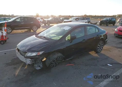 2014 Honda Civic Ex-L from USA, damaged, VIN 19XFB2F93EE081516